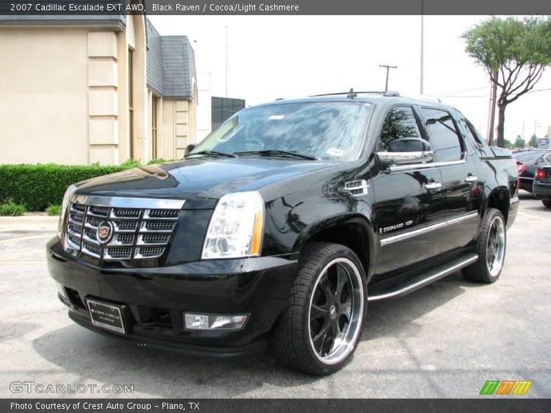 Black Raven / Cocoa/Light Cashmere 2007 Cadillac Escalade EXT AWD