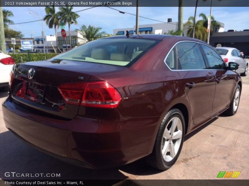 Opera Red Metallic / Cornsilk Beige 2013 Volkswagen Passat 2.5L SE