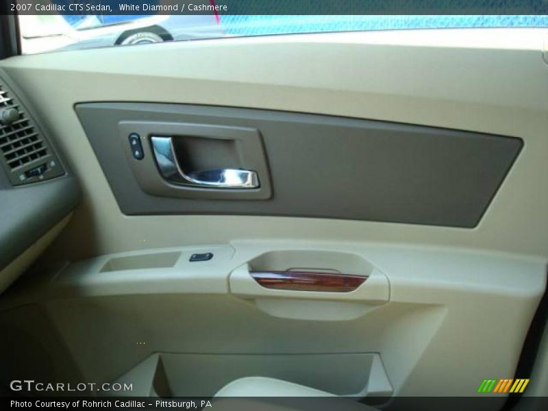 White Diamond / Cashmere 2007 Cadillac CTS Sedan