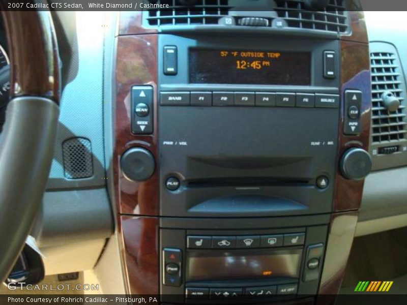 White Diamond / Cashmere 2007 Cadillac CTS Sedan
