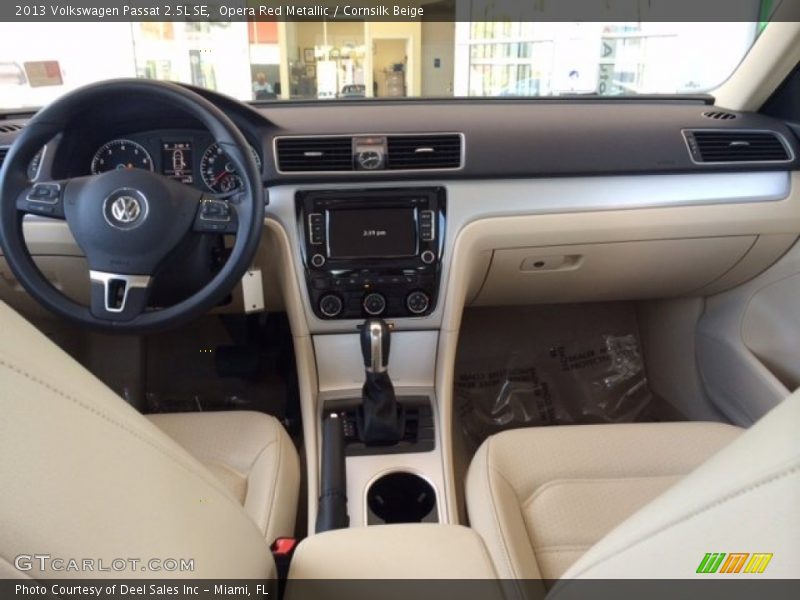 Opera Red Metallic / Cornsilk Beige 2013 Volkswagen Passat 2.5L SE