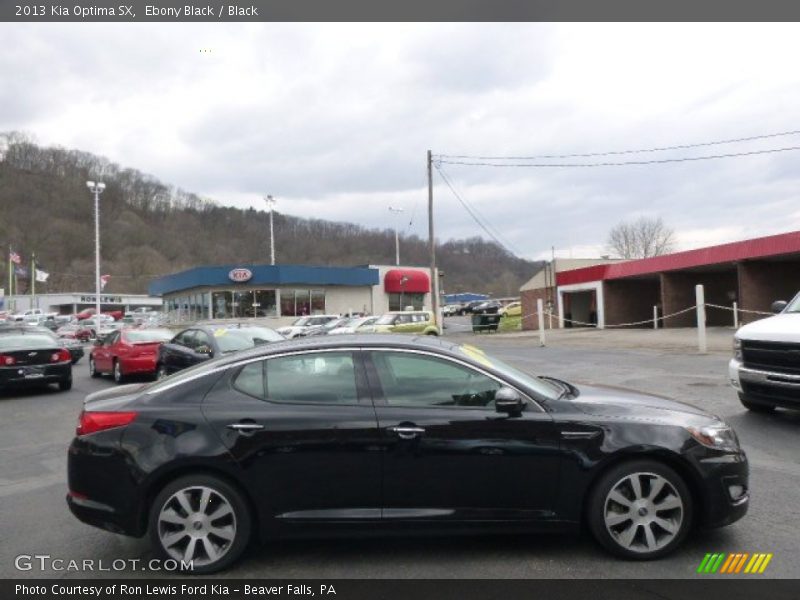 Ebony Black / Black 2013 Kia Optima SX