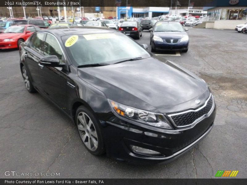 Ebony Black / Black 2013 Kia Optima SX