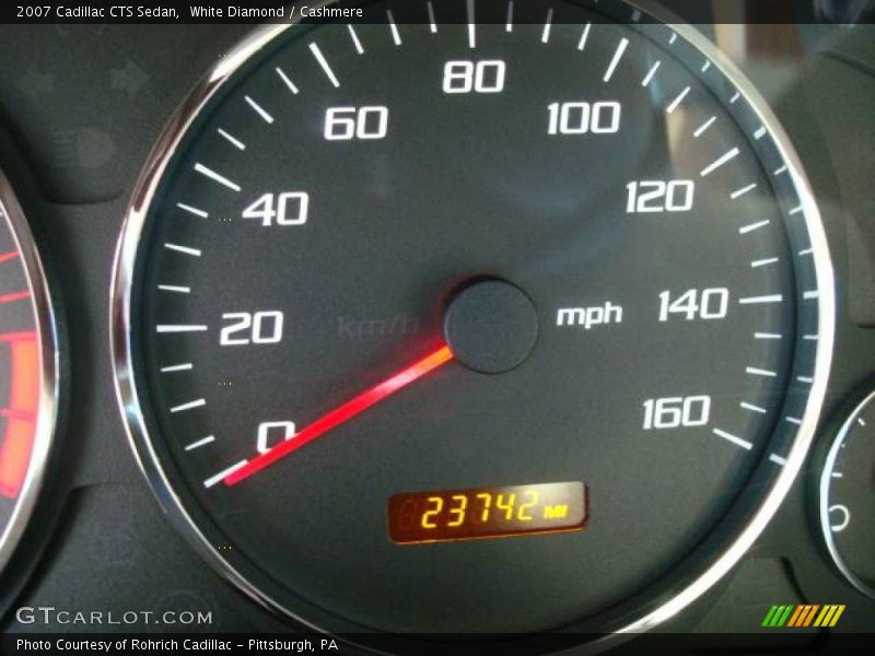 White Diamond / Cashmere 2007 Cadillac CTS Sedan
