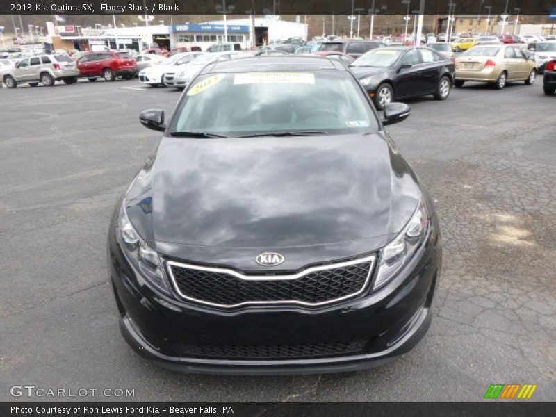 Ebony Black / Black 2013 Kia Optima SX