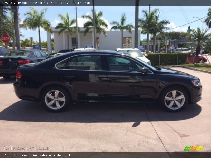Black / Cornsilk Beige 2013 Volkswagen Passat 2.5L SE