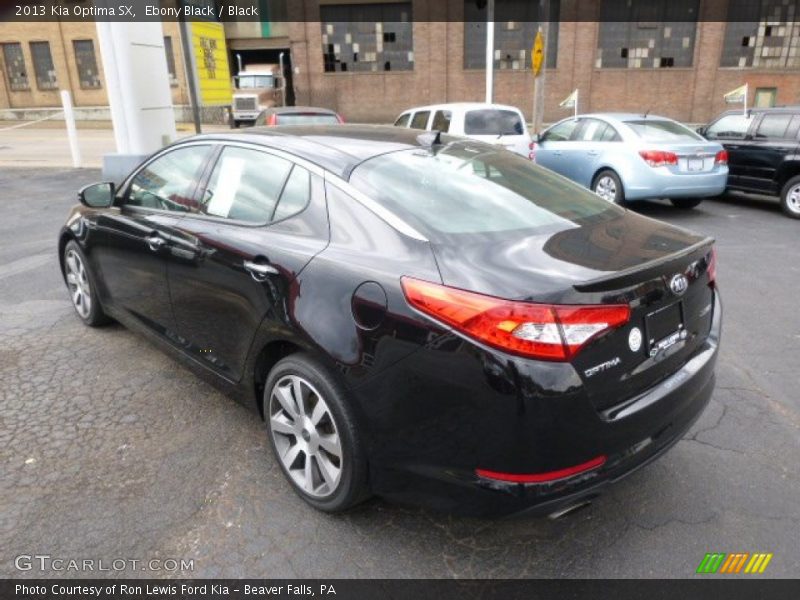 Ebony Black / Black 2013 Kia Optima SX