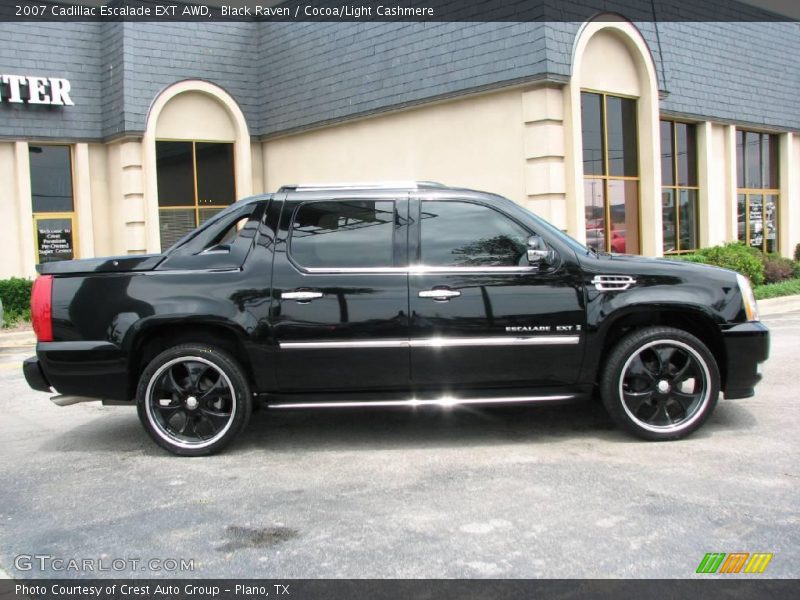Black Raven / Cocoa/Light Cashmere 2007 Cadillac Escalade EXT AWD