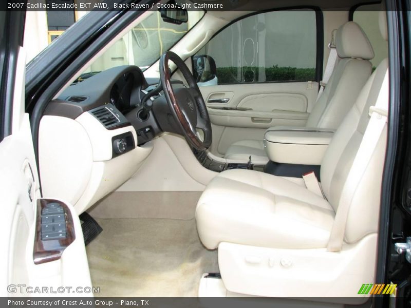 Black Raven / Cocoa/Light Cashmere 2007 Cadillac Escalade EXT AWD