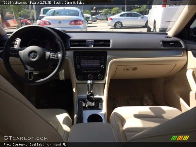 Black / Cornsilk Beige 2013 Volkswagen Passat 2.5L SE