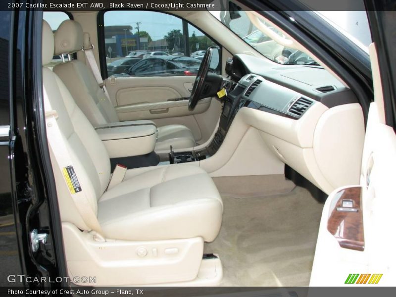 Black Raven / Cocoa/Light Cashmere 2007 Cadillac Escalade EXT AWD