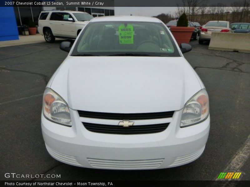 Summit White / Gray 2007 Chevrolet Cobalt LS Sedan