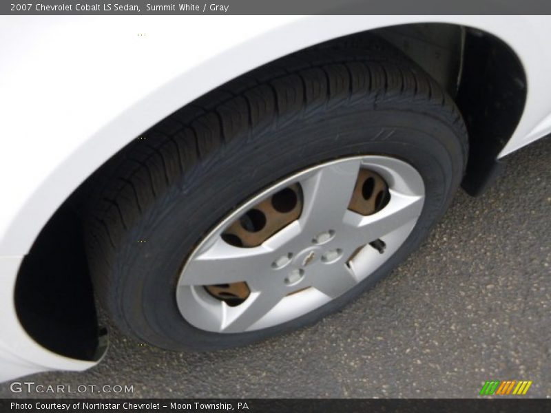 Summit White / Gray 2007 Chevrolet Cobalt LS Sedan