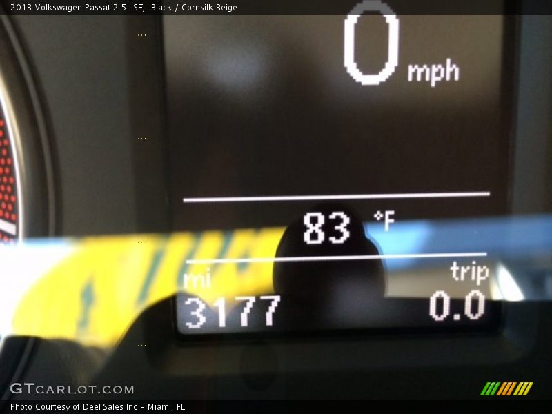 Black / Cornsilk Beige 2013 Volkswagen Passat 2.5L SE