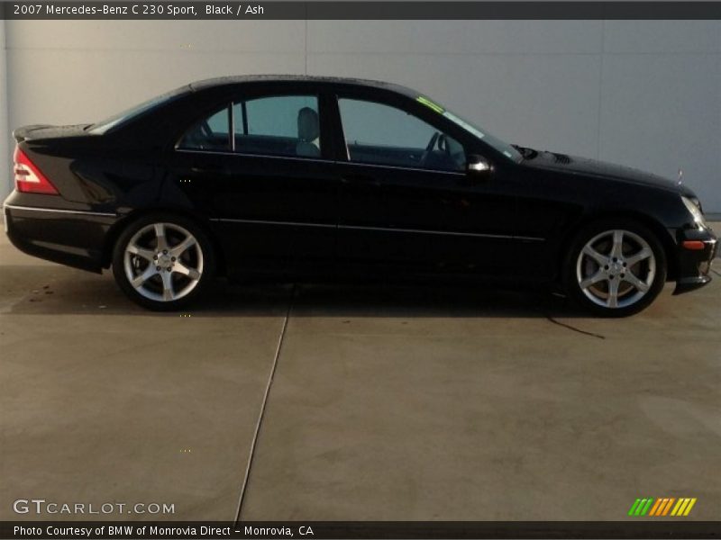 Black / Ash 2007 Mercedes-Benz C 230 Sport