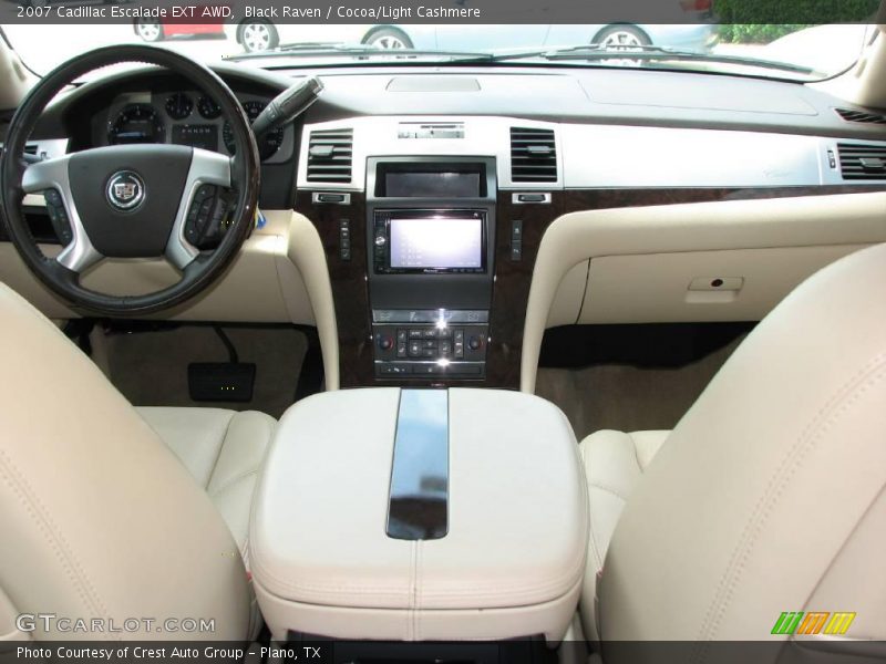 Black Raven / Cocoa/Light Cashmere 2007 Cadillac Escalade EXT AWD