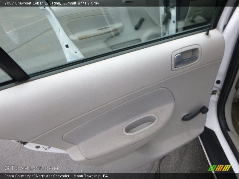Summit White / Gray 2007 Chevrolet Cobalt LS Sedan