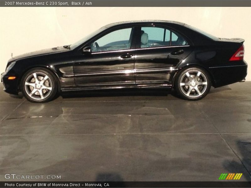 Black / Ash 2007 Mercedes-Benz C 230 Sport