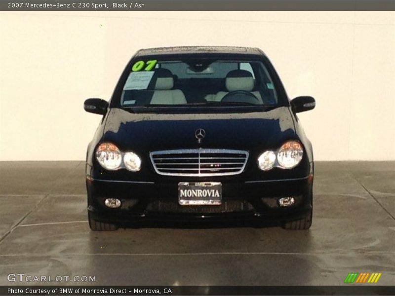 Black / Ash 2007 Mercedes-Benz C 230 Sport