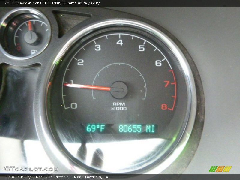 Summit White / Gray 2007 Chevrolet Cobalt LS Sedan