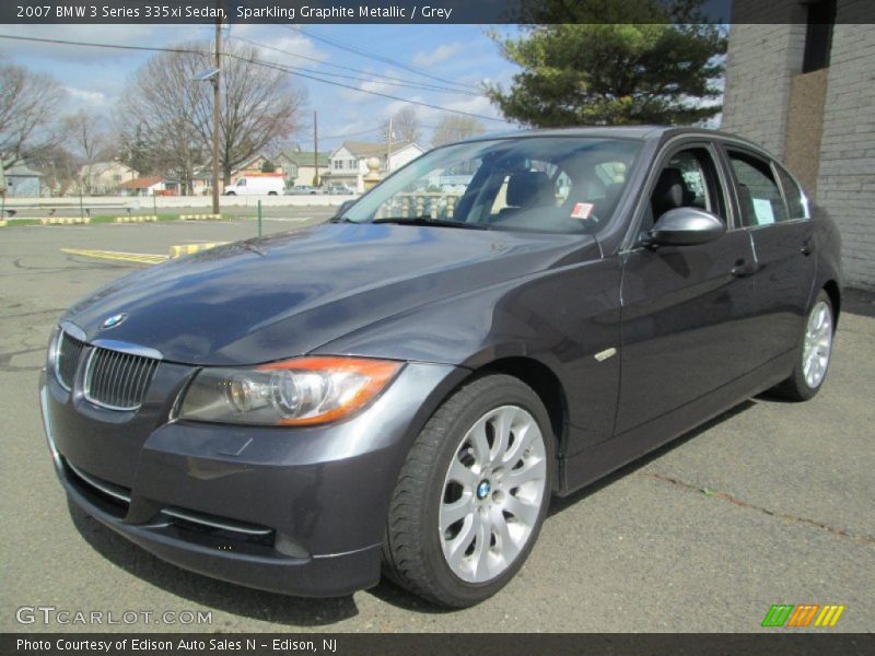 Sparkling Graphite Metallic / Grey 2007 BMW 3 Series 335xi Sedan