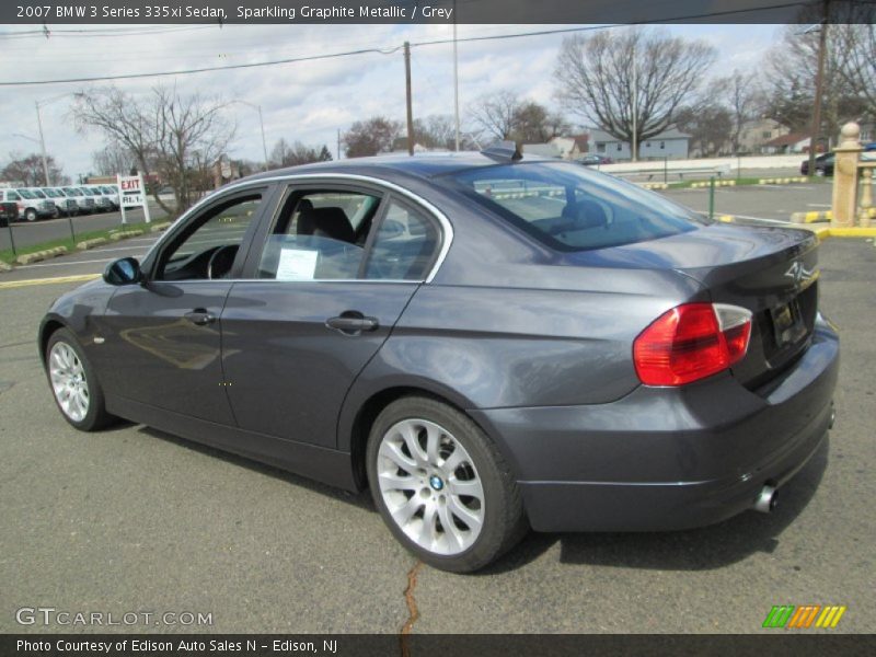 Sparkling Graphite Metallic / Grey 2007 BMW 3 Series 335xi Sedan