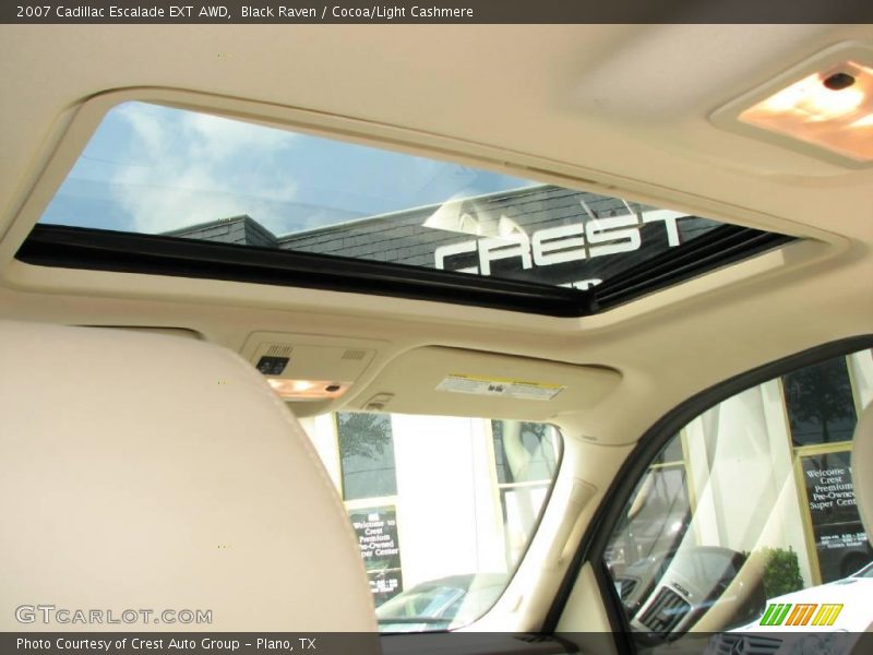 Black Raven / Cocoa/Light Cashmere 2007 Cadillac Escalade EXT AWD
