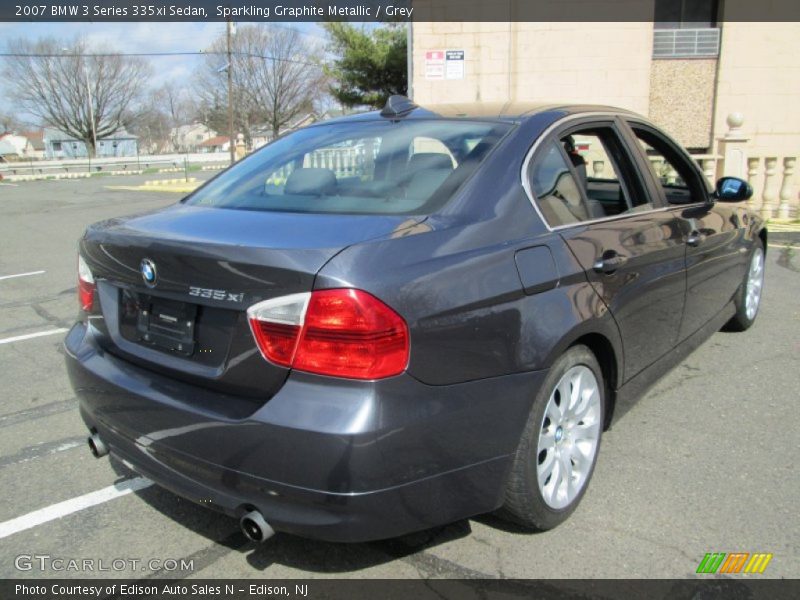 Sparkling Graphite Metallic / Grey 2007 BMW 3 Series 335xi Sedan