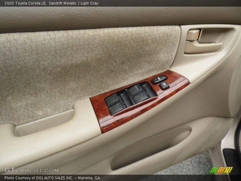 Sandrift Metallic / Light Gray 2003 Toyota Corolla LE