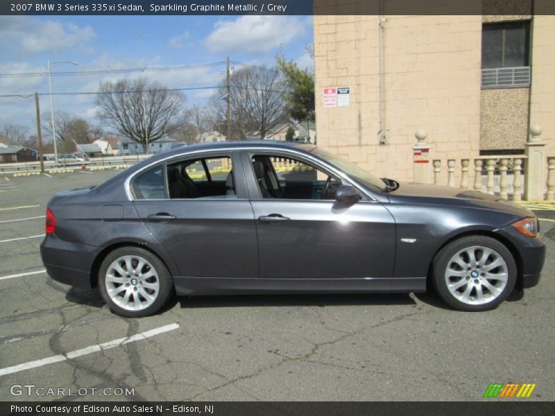 Sparkling Graphite Metallic / Grey 2007 BMW 3 Series 335xi Sedan
