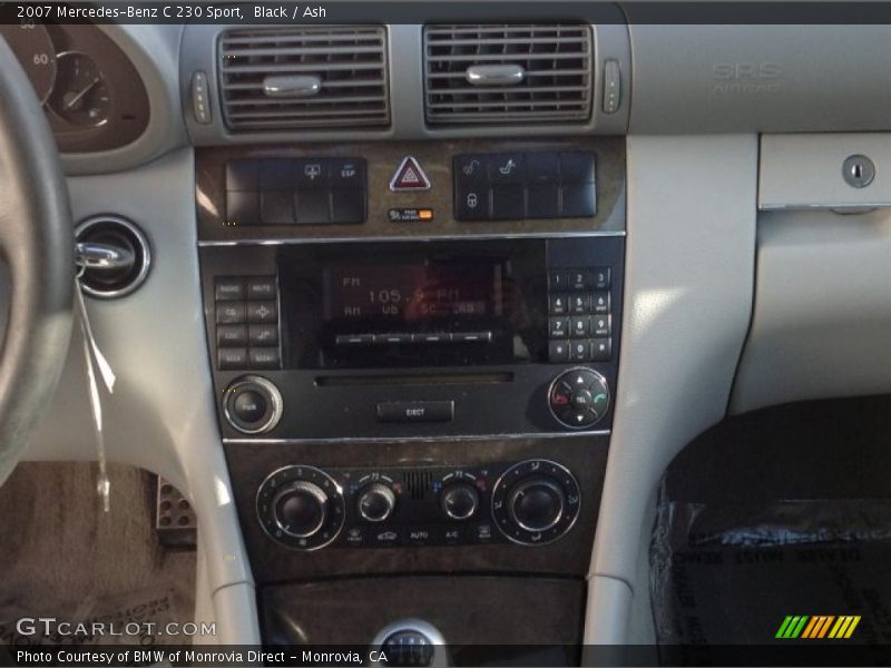 Black / Ash 2007 Mercedes-Benz C 230 Sport