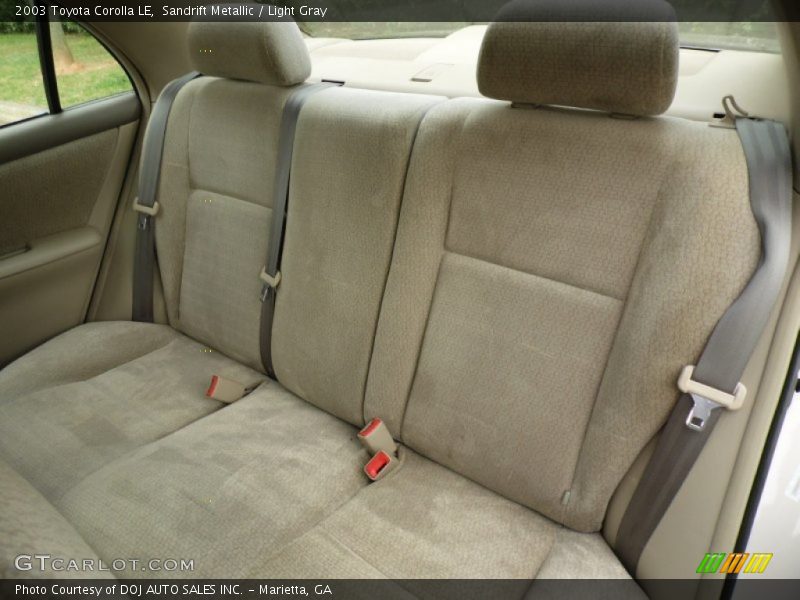 Sandrift Metallic / Light Gray 2003 Toyota Corolla LE