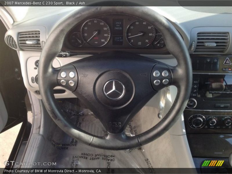 Black / Ash 2007 Mercedes-Benz C 230 Sport