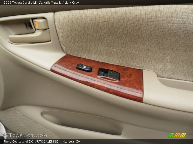 Sandrift Metallic / Light Gray 2003 Toyota Corolla LE