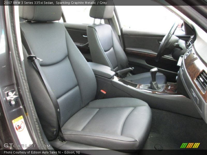 Sparkling Graphite Metallic / Grey 2007 BMW 3 Series 335xi Sedan