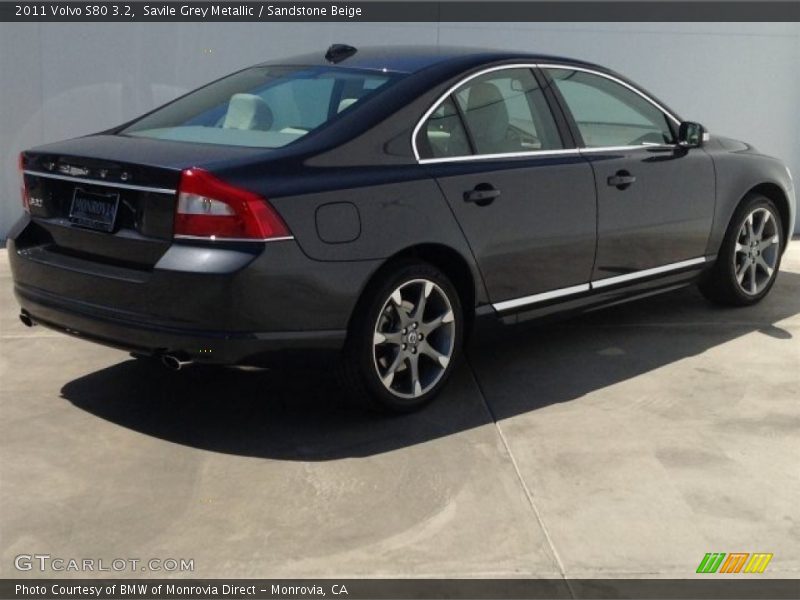 Savile Grey Metallic / Sandstone Beige 2011 Volvo S80 3.2