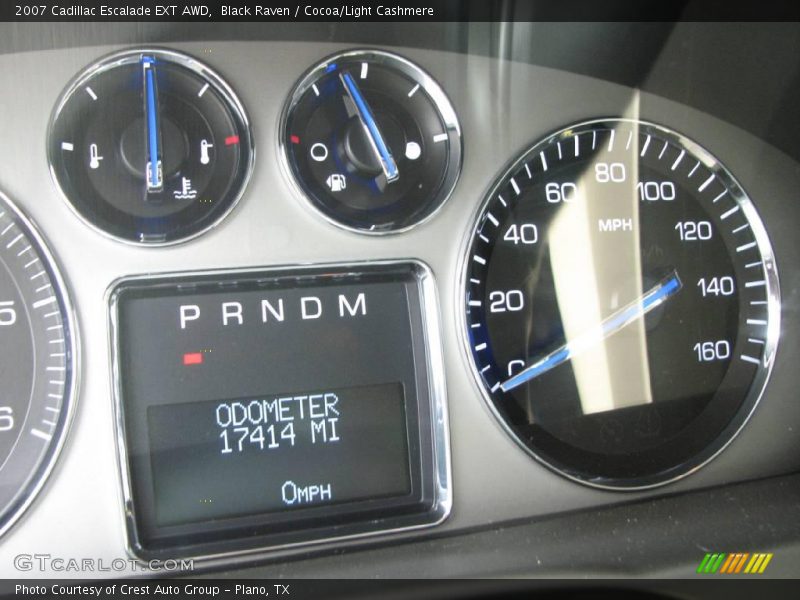 Black Raven / Cocoa/Light Cashmere 2007 Cadillac Escalade EXT AWD