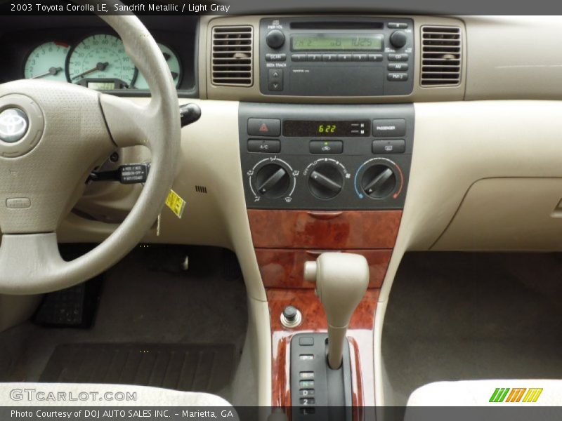 Sandrift Metallic / Light Gray 2003 Toyota Corolla LE