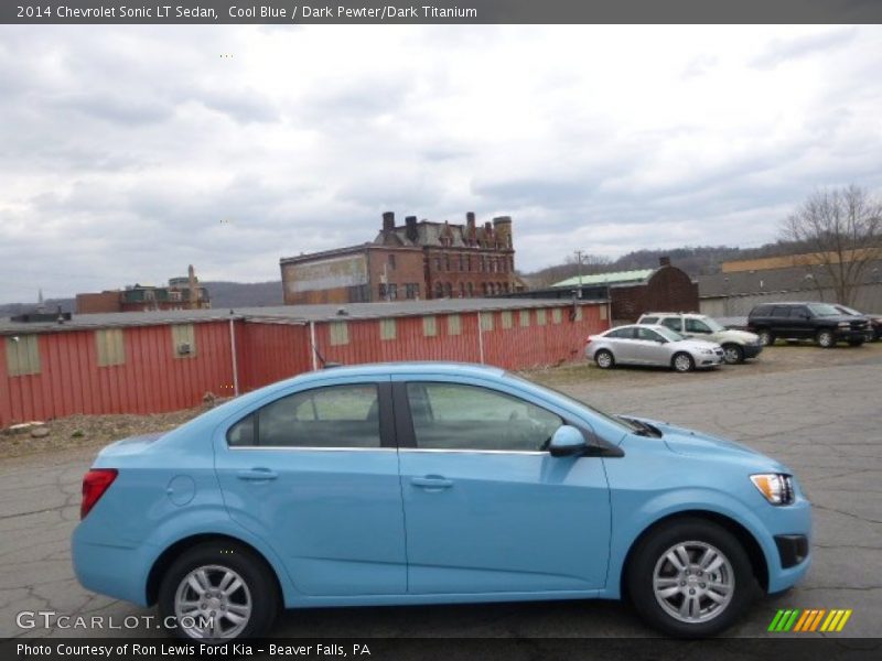 Cool Blue / Dark Pewter/Dark Titanium 2014 Chevrolet Sonic LT Sedan