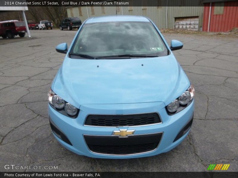Cool Blue / Dark Pewter/Dark Titanium 2014 Chevrolet Sonic LT Sedan