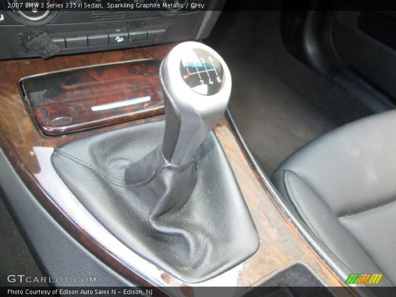 Sparkling Graphite Metallic / Grey 2007 BMW 3 Series 335xi Sedan