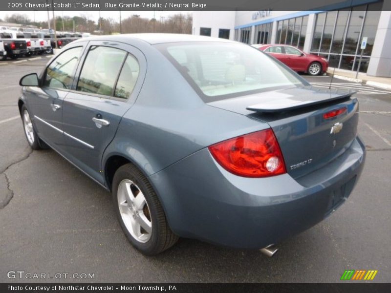 Blue Granite Metallic / Neutral Beige 2005 Chevrolet Cobalt LT Sedan