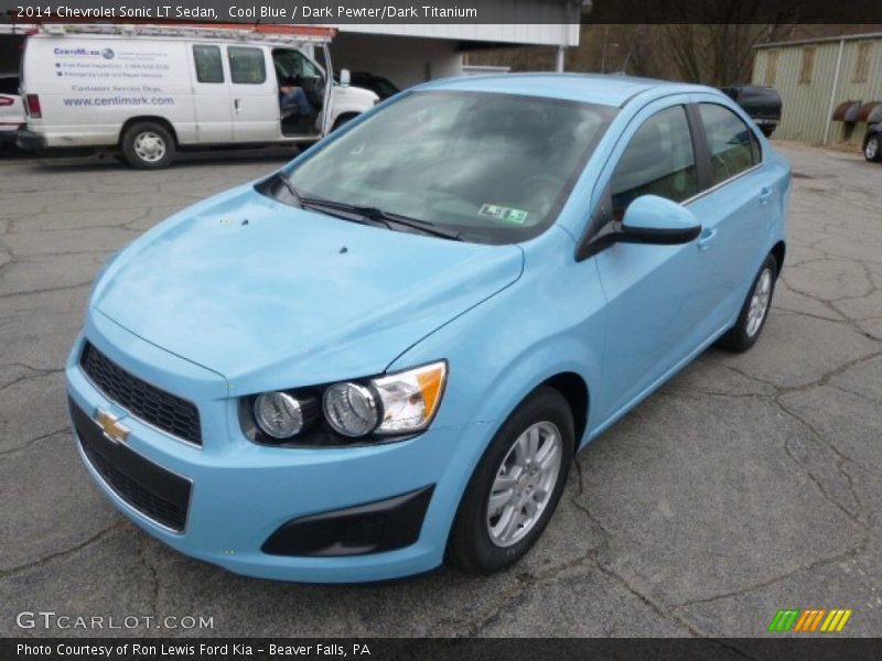 Cool Blue / Dark Pewter/Dark Titanium 2014 Chevrolet Sonic LT Sedan