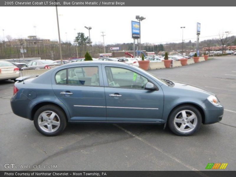 Blue Granite Metallic / Neutral Beige 2005 Chevrolet Cobalt LT Sedan