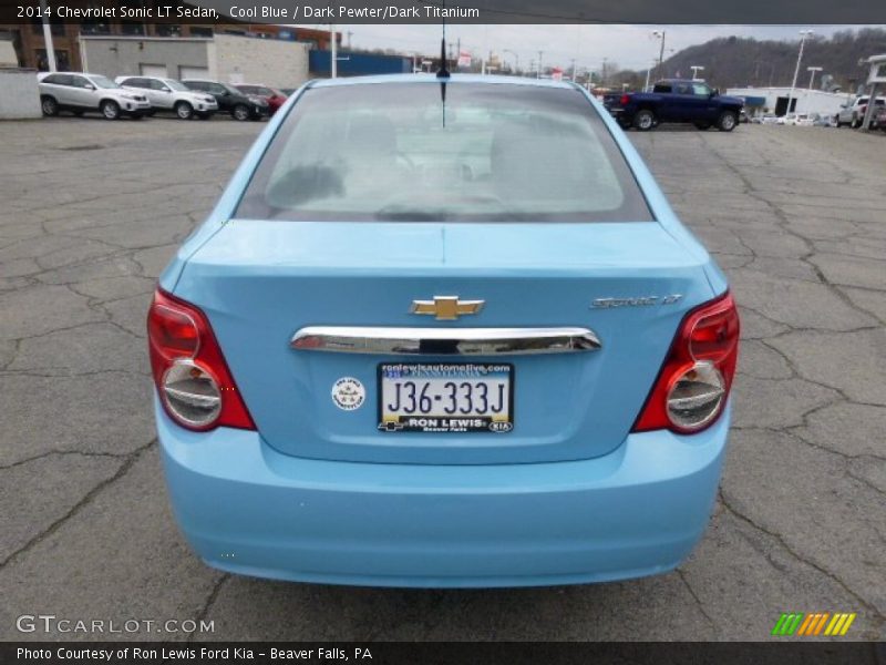 Cool Blue / Dark Pewter/Dark Titanium 2014 Chevrolet Sonic LT Sedan
