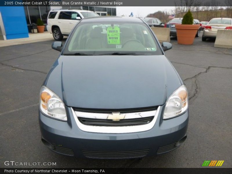 Blue Granite Metallic / Neutral Beige 2005 Chevrolet Cobalt LT Sedan