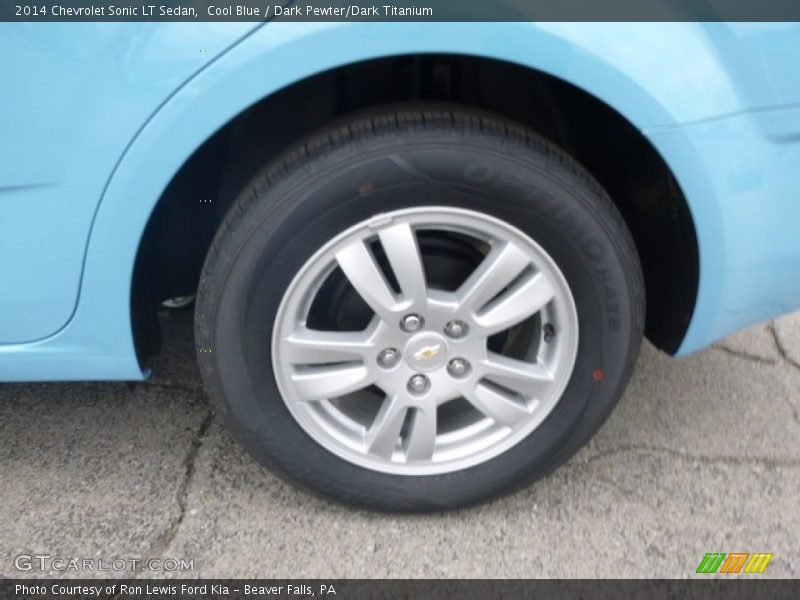 Cool Blue / Dark Pewter/Dark Titanium 2014 Chevrolet Sonic LT Sedan