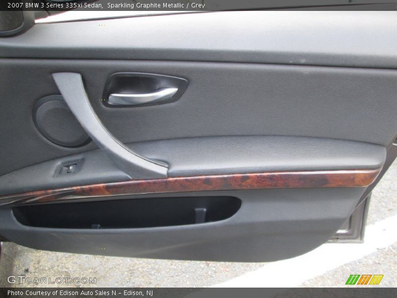 Sparkling Graphite Metallic / Grey 2007 BMW 3 Series 335xi Sedan