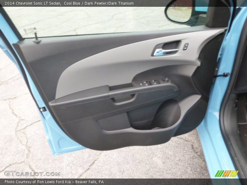 Cool Blue / Dark Pewter/Dark Titanium 2014 Chevrolet Sonic LT Sedan