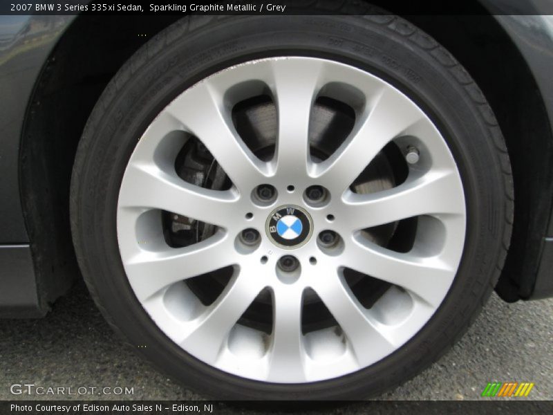 Sparkling Graphite Metallic / Grey 2007 BMW 3 Series 335xi Sedan